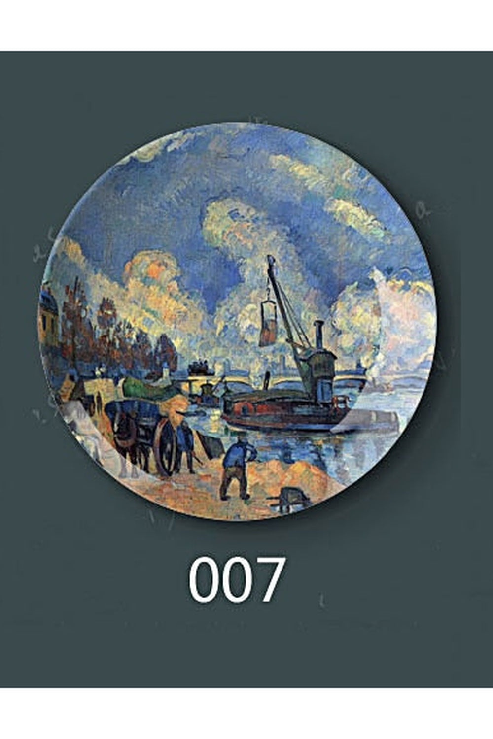 Lisslune | Cezanne inspired decorative plates