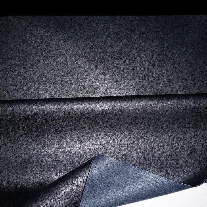 Lisslune | Elegant black PU artificial leather crafting material - A must for creatives