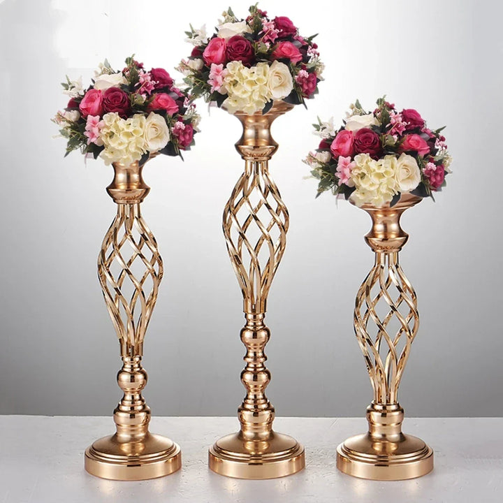 Lisslune | Elegant Candle Holder Set with Metal Stand