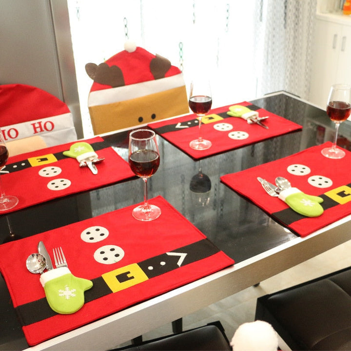 Lisslune | Ho-Ho-Ho Santa Table Mats