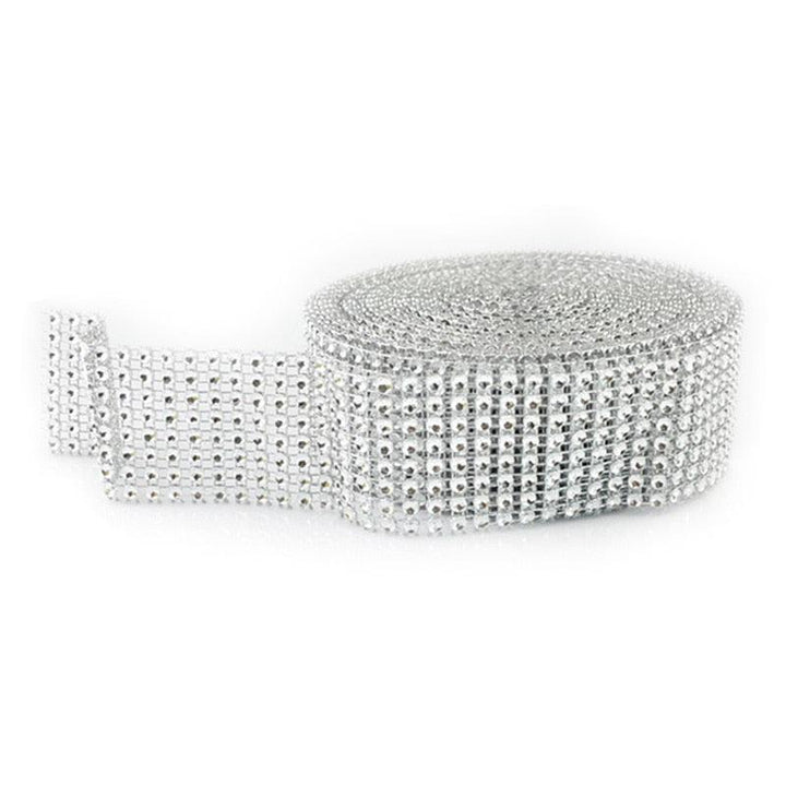 Lisslune | Radiant Rhinestone Mesh Ribbon for Luxurious Craft Creations