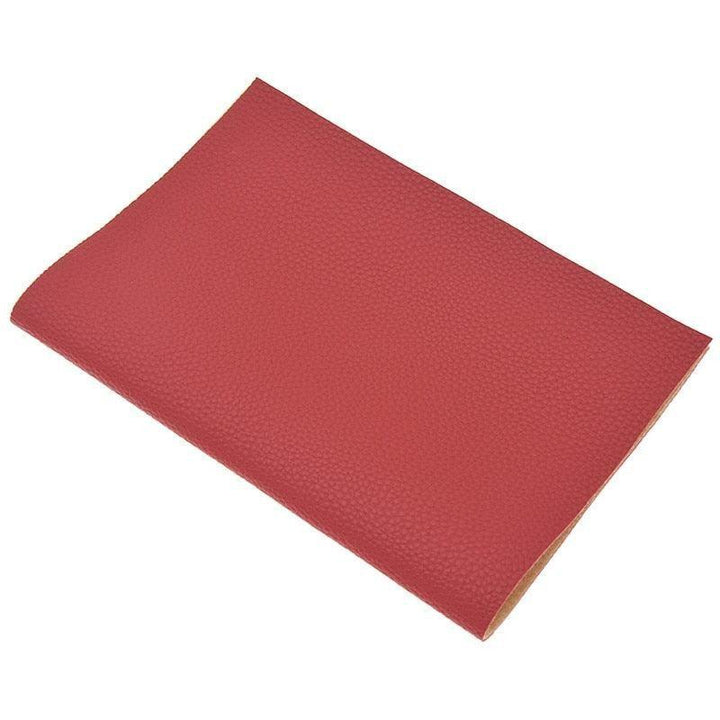 Lisslune | Litchi Textured PVC Craft Sheet: Stylish Faux Leather for innovative DIY creations