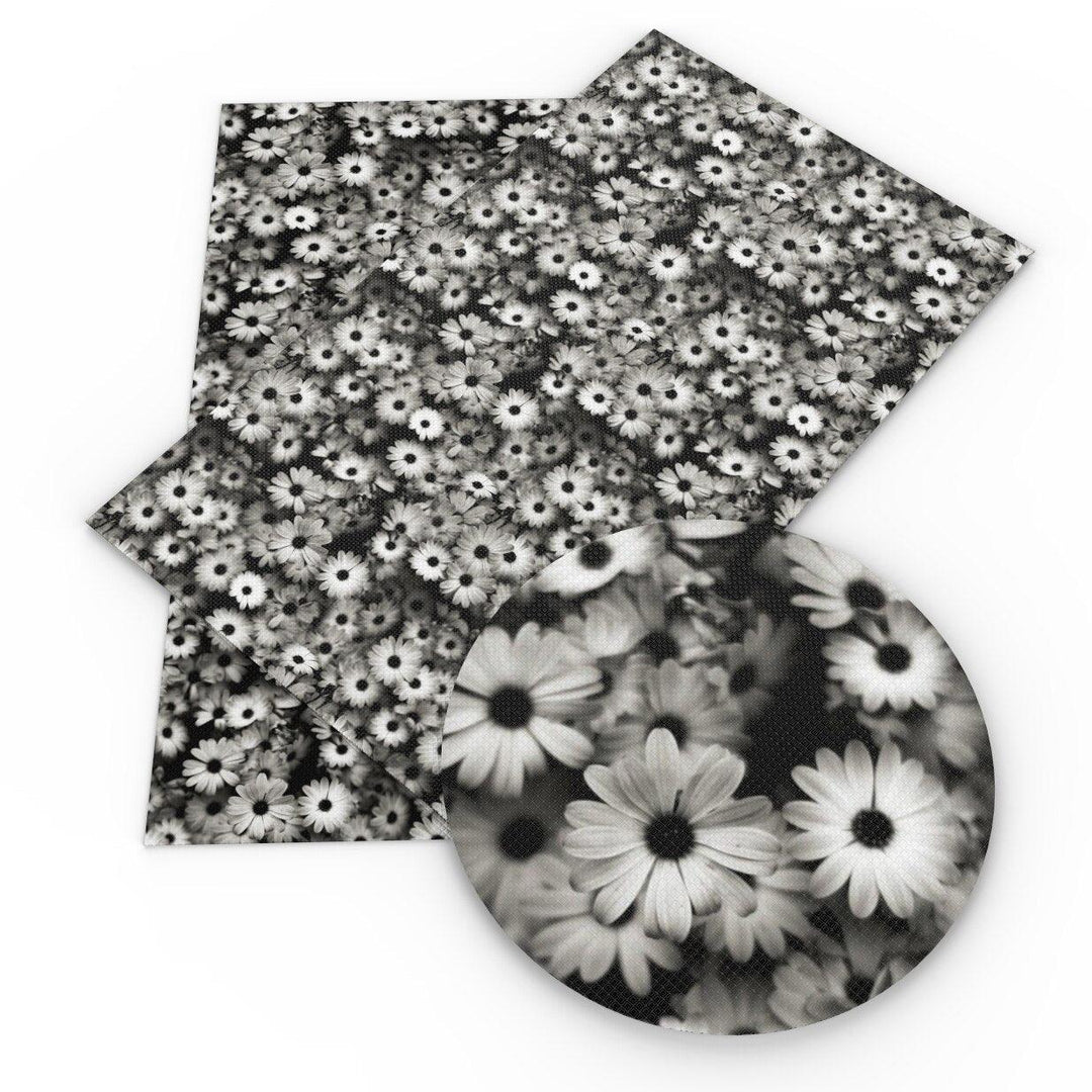 Lisslune | Elevate your DIY creations with luxury floral synthetic leather fabric