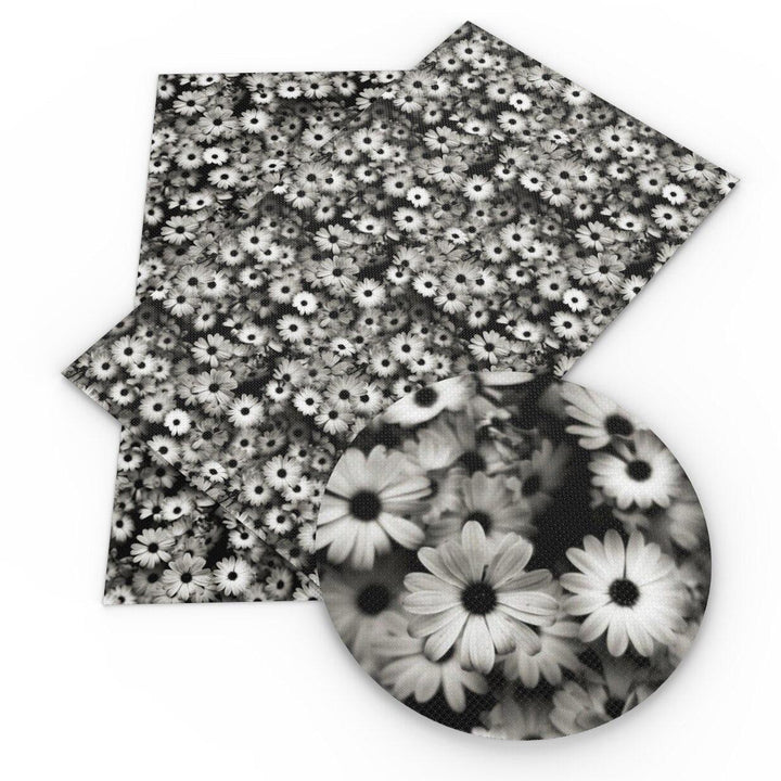 Lisslune | Elevate your DIY creations with luxury floral synthetic leather fabric