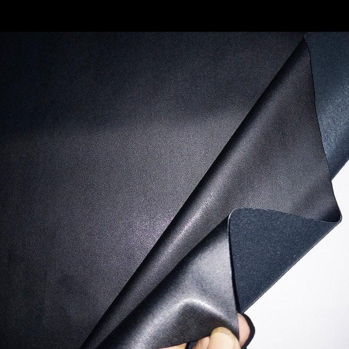 Lisslune | Elegant black PU artificial leather crafting material - A must for creatives