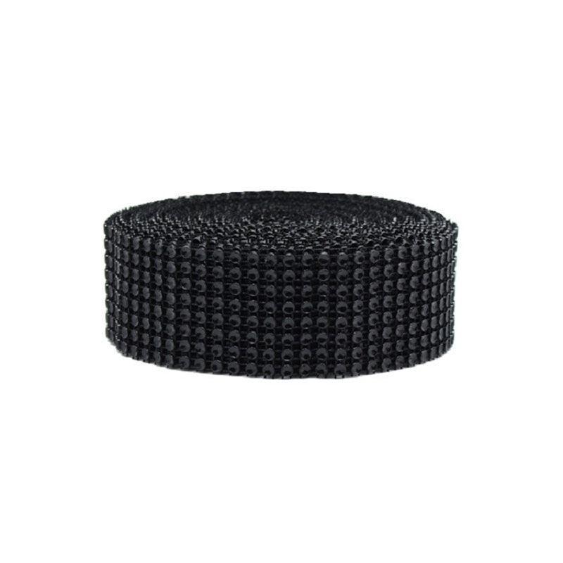 Lisslune | Radiant Rhinestone Mesh Ribbon for Luxurious Craft Creations
