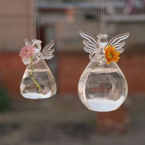 Lisslune | Angel Time Transparent Glass Vase
