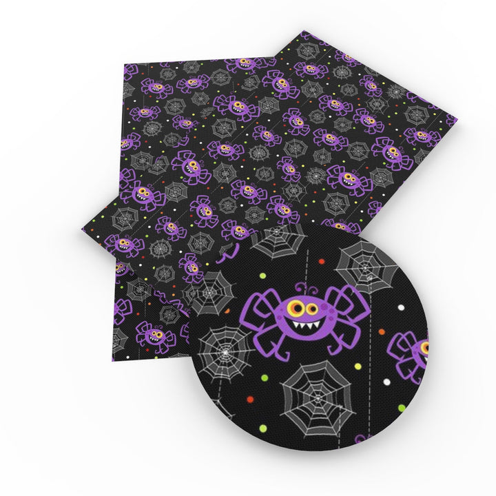 Lisslune | Spooky Cute Cartoon Halloween Character Synthetic Leather Fabric - 20*33cm