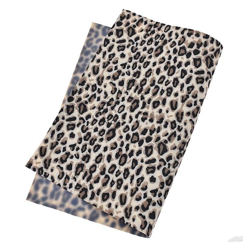 Lisslune | Chic Leopard Print PVC Leather for Trendy DIY Creations