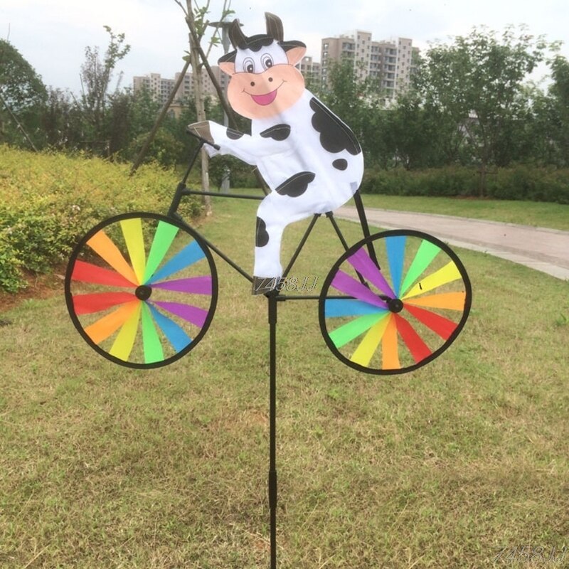 Lisslune | Animal Bicycle Wind Spinner: Outdoor Decoration