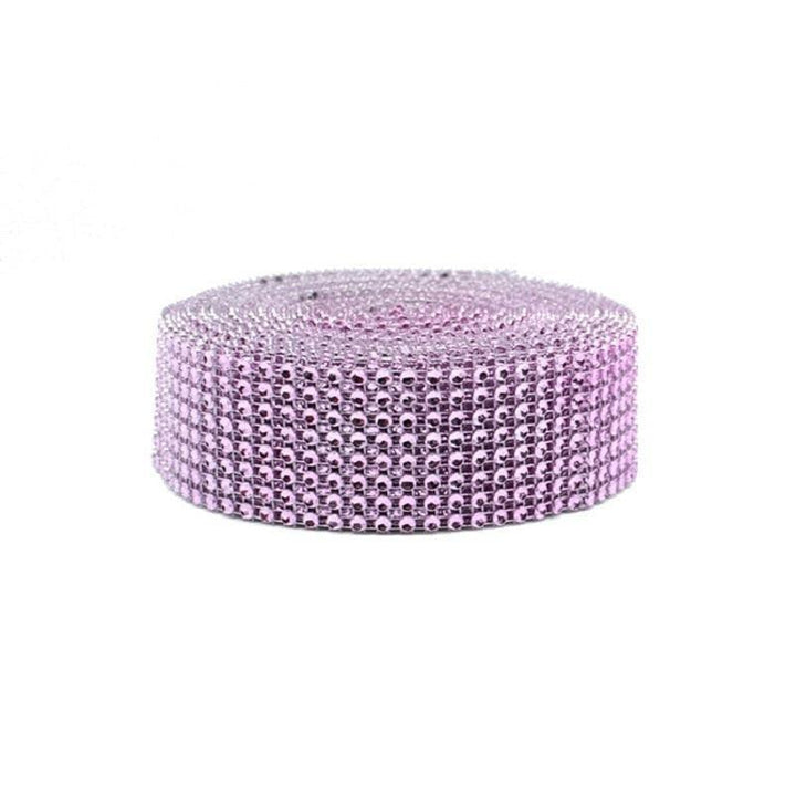 Lisslune | Radiant Rhinestone Mesh Ribbon for Luxurious Craft Creations