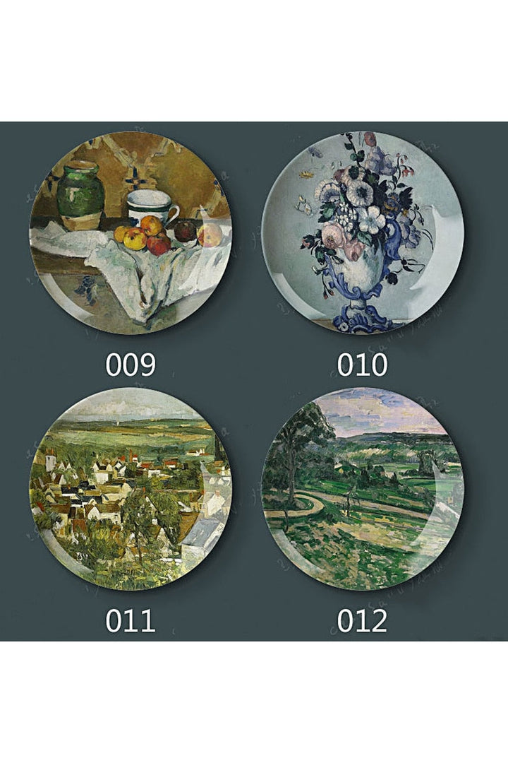 Lisslune | Cezanne inspired decorative plates