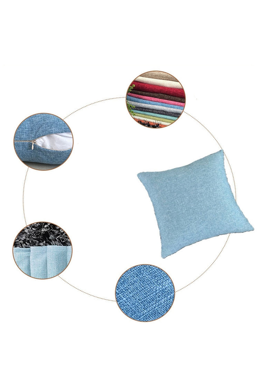 Lisslune | Monochrome Pillowcase Set
