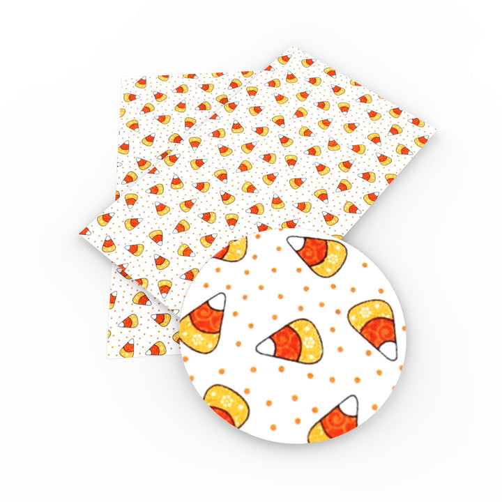 Lisslune | Spooky Cute Cartoon Halloween Character Synthetic Leather Fabric - 20*33cm