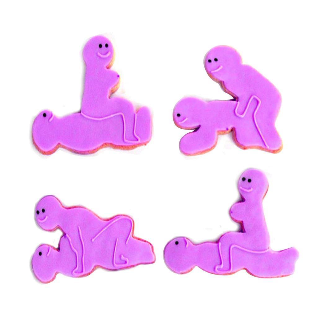 Lisslune | Kamasutra Cookie Cutter made of Stainless Steel (4 pieces)