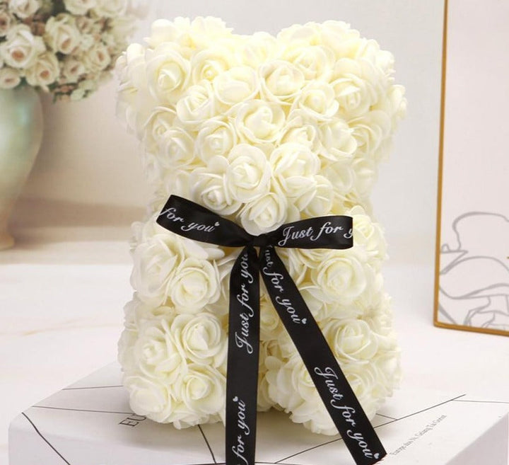 Lisslune | Rose Bear Uk | Handmade Luxury Flower Rose Love Teddy Bear