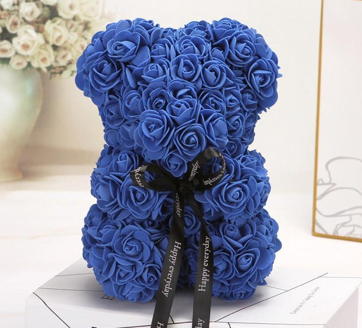 Lisslune | Rose Bear Uk | Handmade Luxury Flower Rose Love Teddy Bear