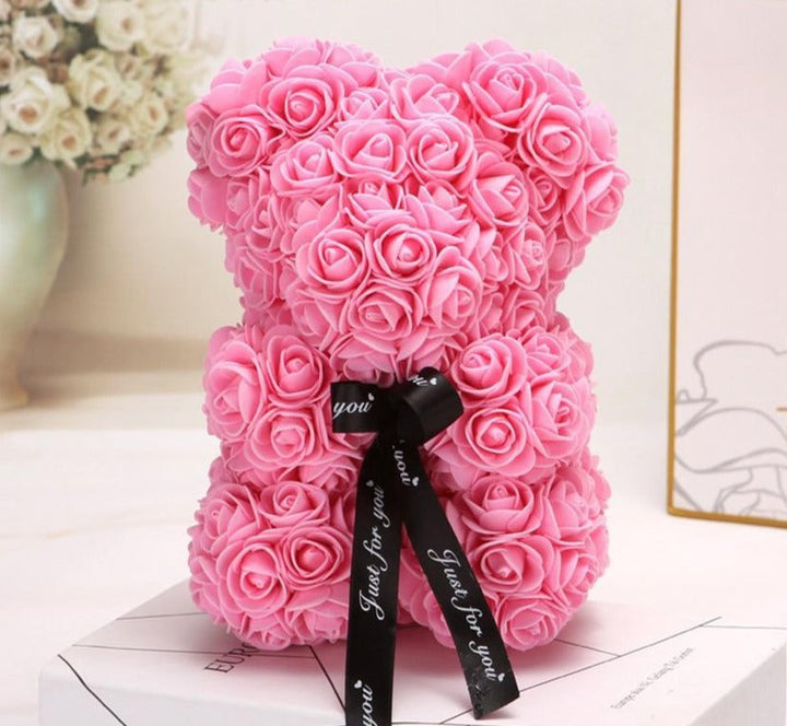 Lisslune | Rose Bear Uk | Handmade Luxury Flower Rose Love Teddy Bear
