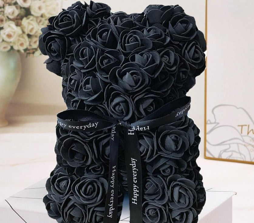 Lisslune | Rose Bear Uk | Handmade Luxury Flower Rose Love Teddy Bear