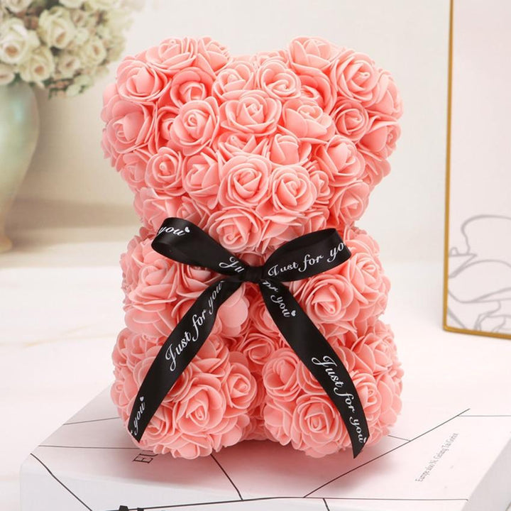 Lisslune | Rose Bear Uk | Handmade Luxury Flower Rose Love Teddy Bear