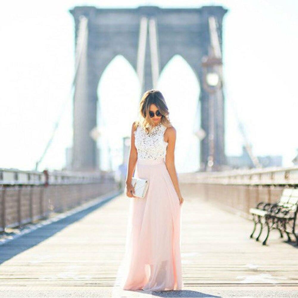 Elegant women's summer dress made of lace for summer Lisslune