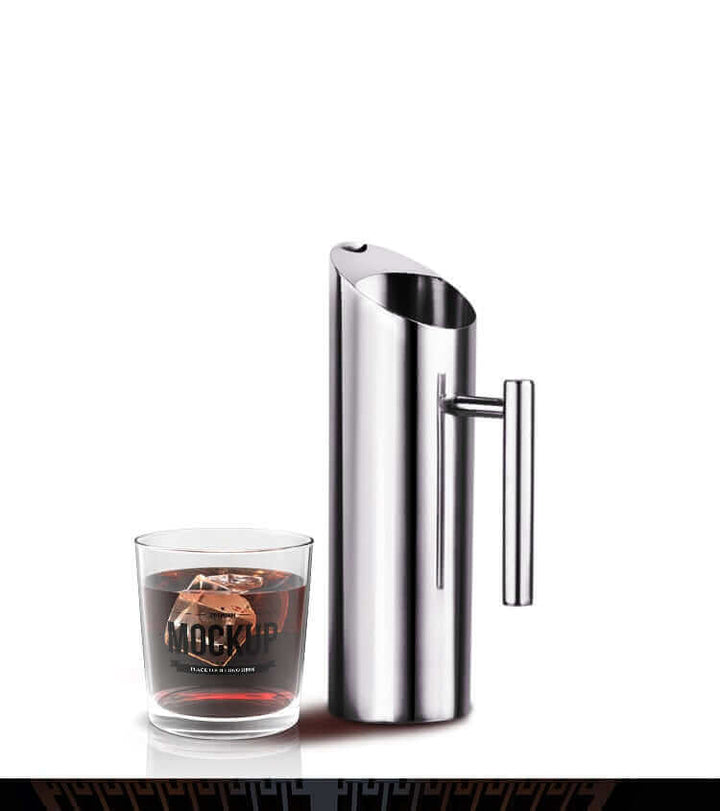 Lisslune | Super stylish chrome cold water jugs, come in 3 different sizes