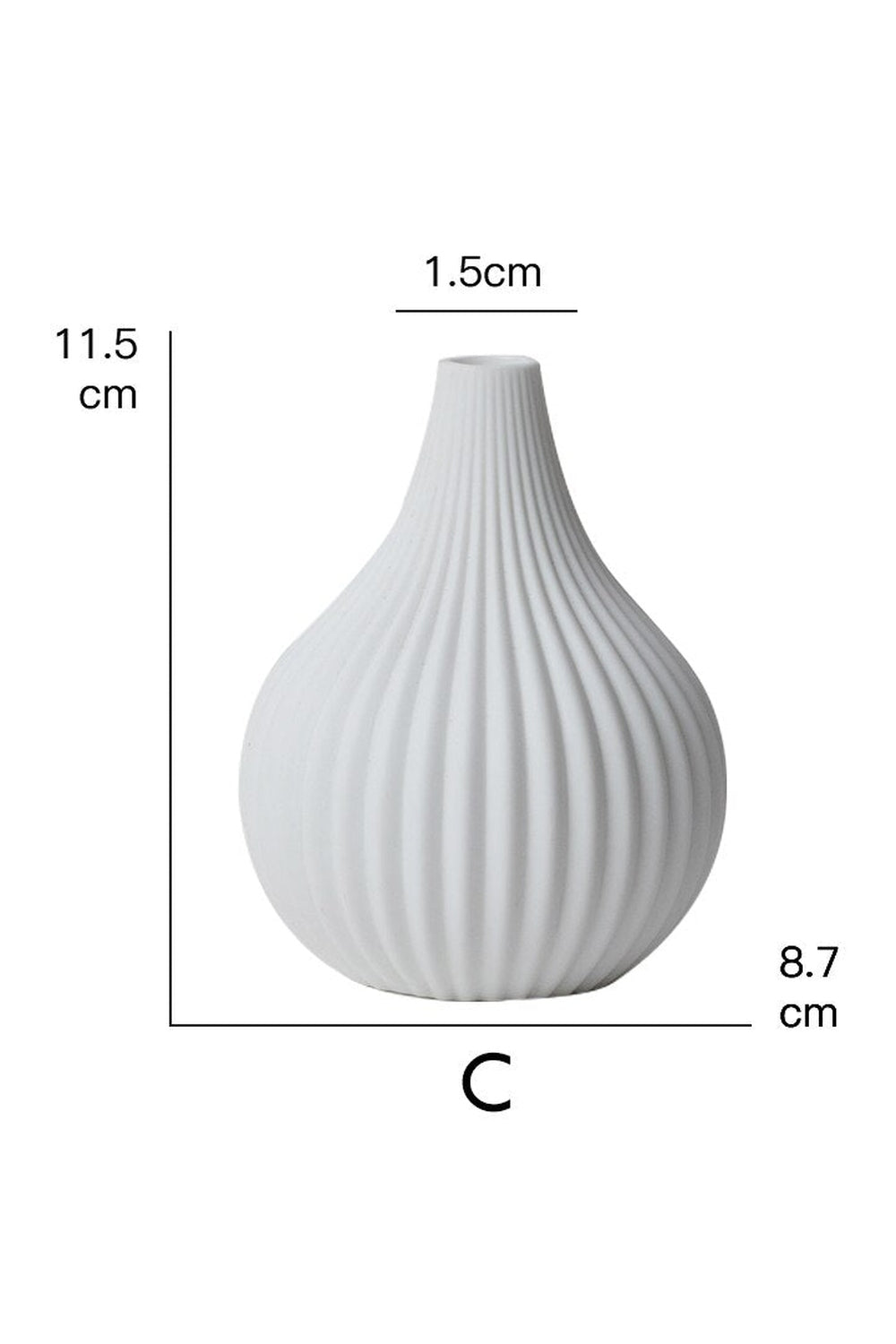 Lisslune | white matte vases