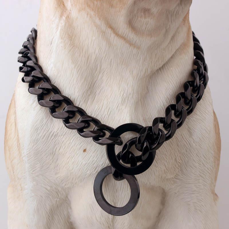 Lisslune | Big Hip Hop Chains Dog Collar 15mm