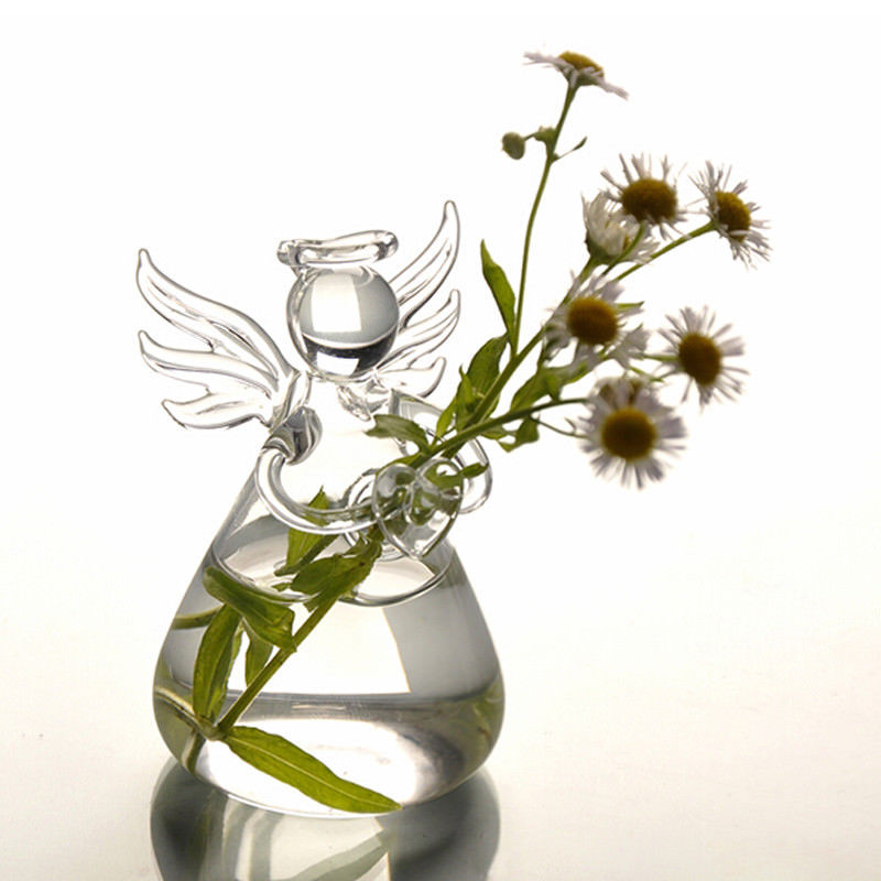 Lisslune | Angel Time Transparent Glass Vase