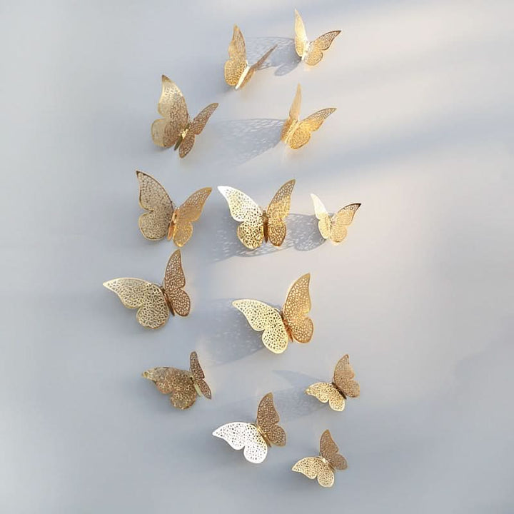 Lisslune | 3D Butterfly Wall Stickers for Wedding and Home Decor