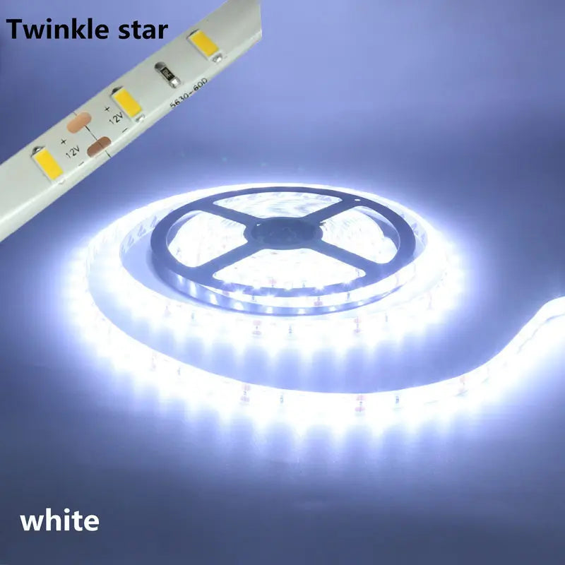 Lisslune | Waterproof 5M LED strip light in warm and cool white