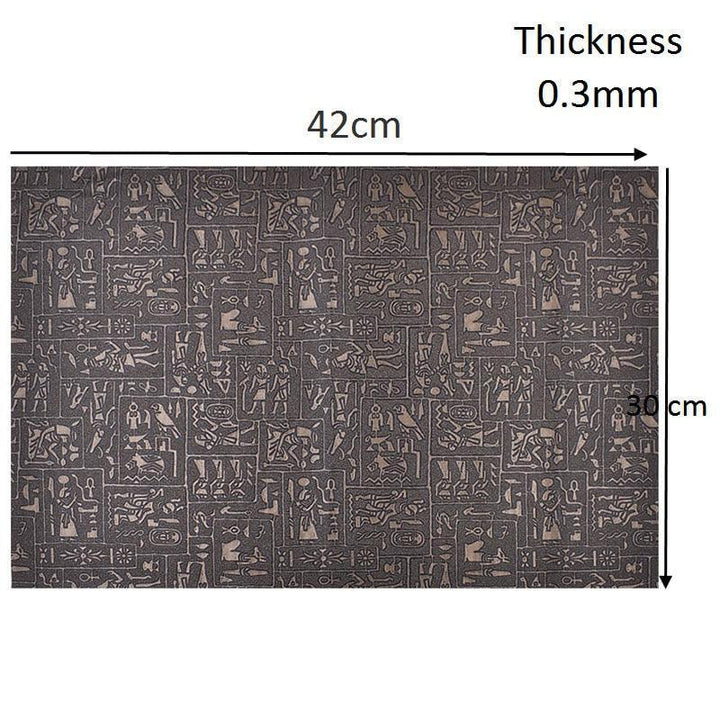 Lisslune | Exotic synthetic leather craft fabric inspired by Egypt - Ignite your imagination