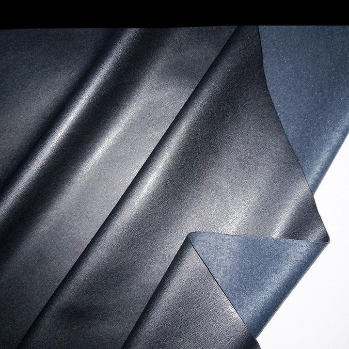 Lisslune | Elegant black PU artificial leather crafting material - A must for creatives