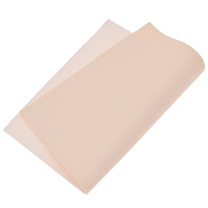 Lisslune | Litchi Textured PVC Craft Sheet: Stylish Faux Leather for innovative DIY creations
