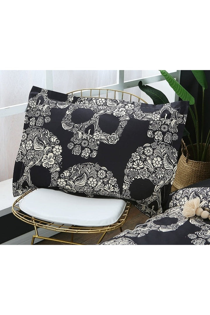 Lisslune | Size Skull Themed Bedding Set
