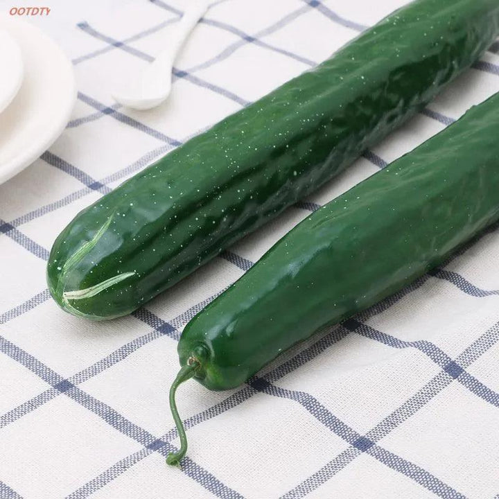 Lisslune | Realistic foam cucumber model for home styling, photography, and educational fun