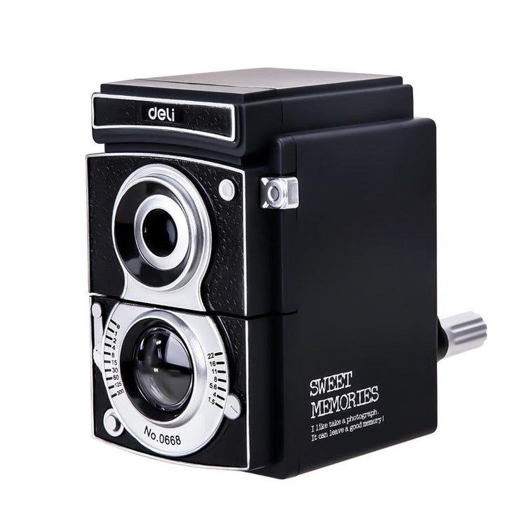 Lisslune | Elegant Camera-Style Pencil Sharpener: Transform Your Workspace with Luxury
