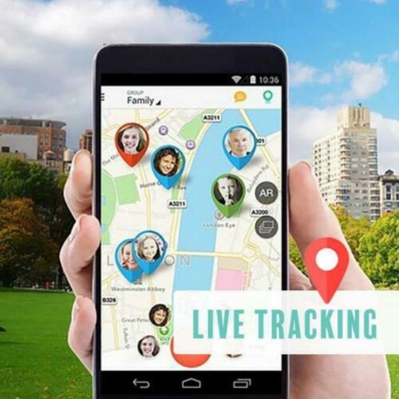 Lisslune | Kid Tracker Mini GPS Tracking Device For Kids GPS Tracker SOS Geo Alarm