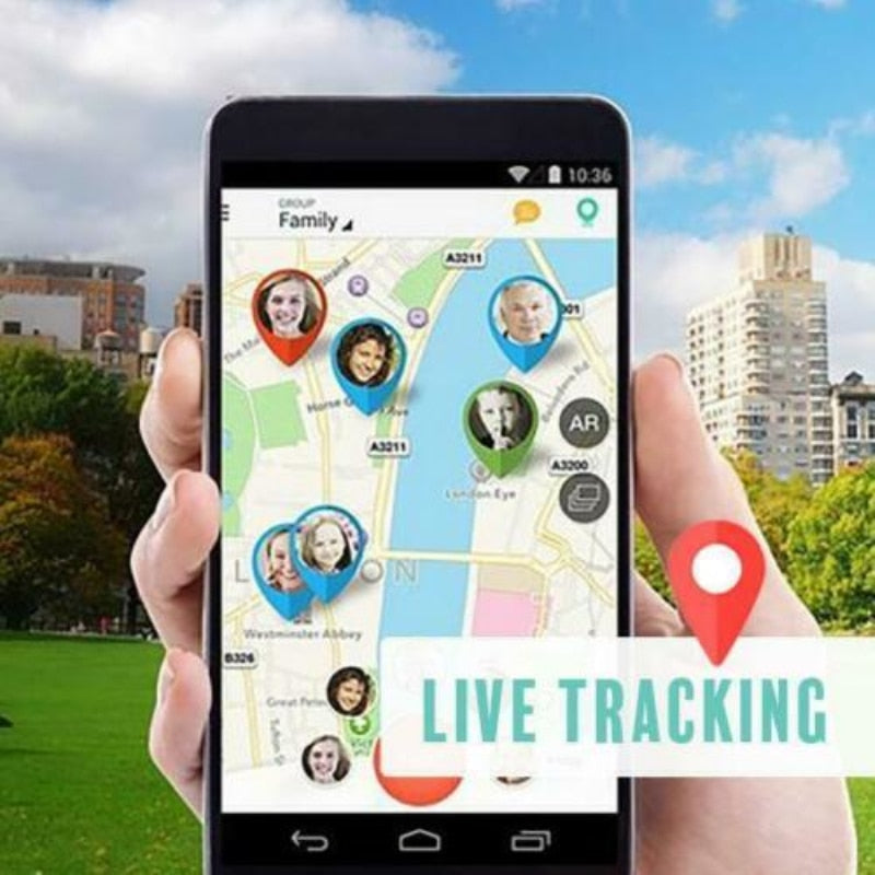 Lisslune | Mini GPS Tracker for Children – Mini GPS Tracking Device for Pets, Children, Car and More