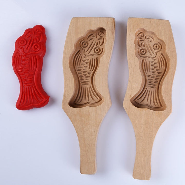 Lisslune | 3D Wooden Baking Decorative Molds