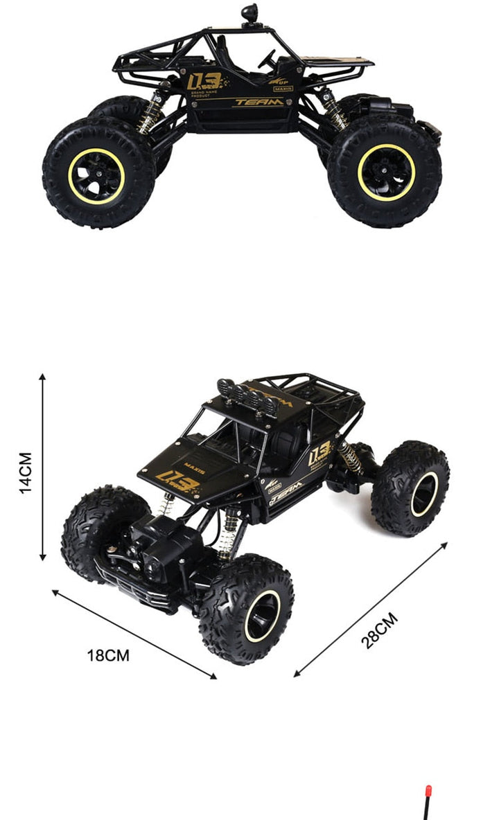Lisslune | Remote Control Car 4x4 Rock Crawler Monster Truck
