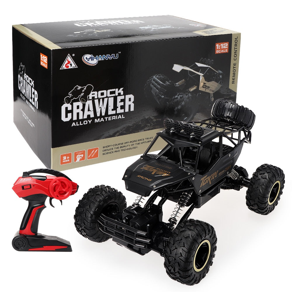 Lisslune | Remote Control Car 4x4 Rock Crawler Monster Truck