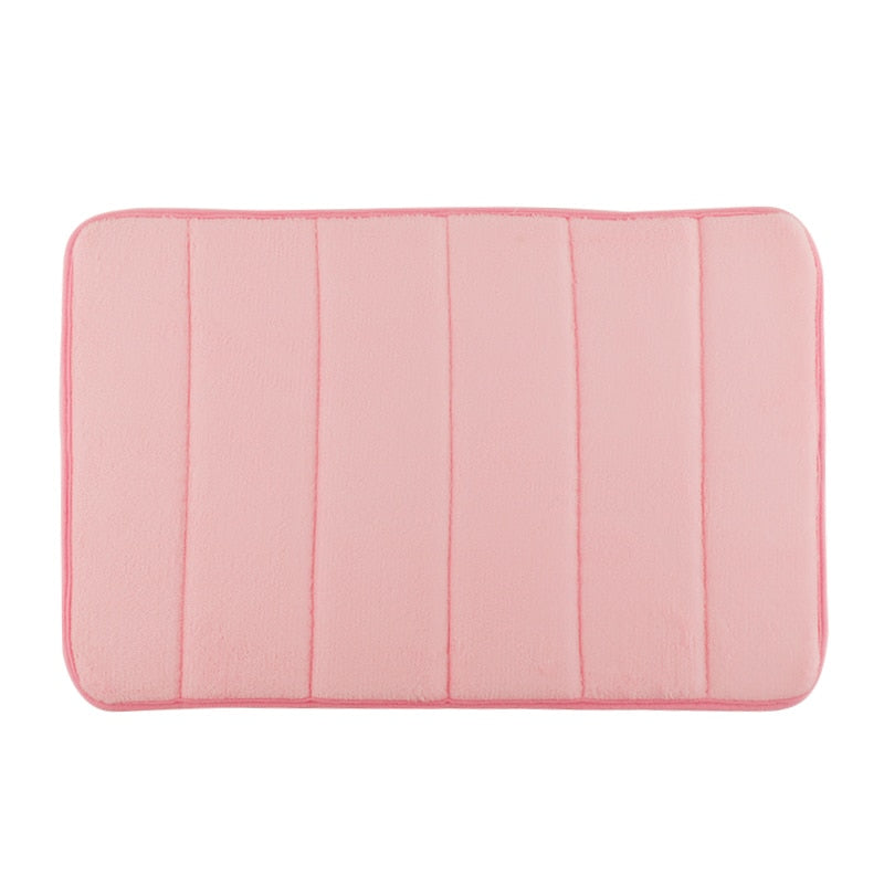Lisslune | Flannel absorbent non-slip bath mat
