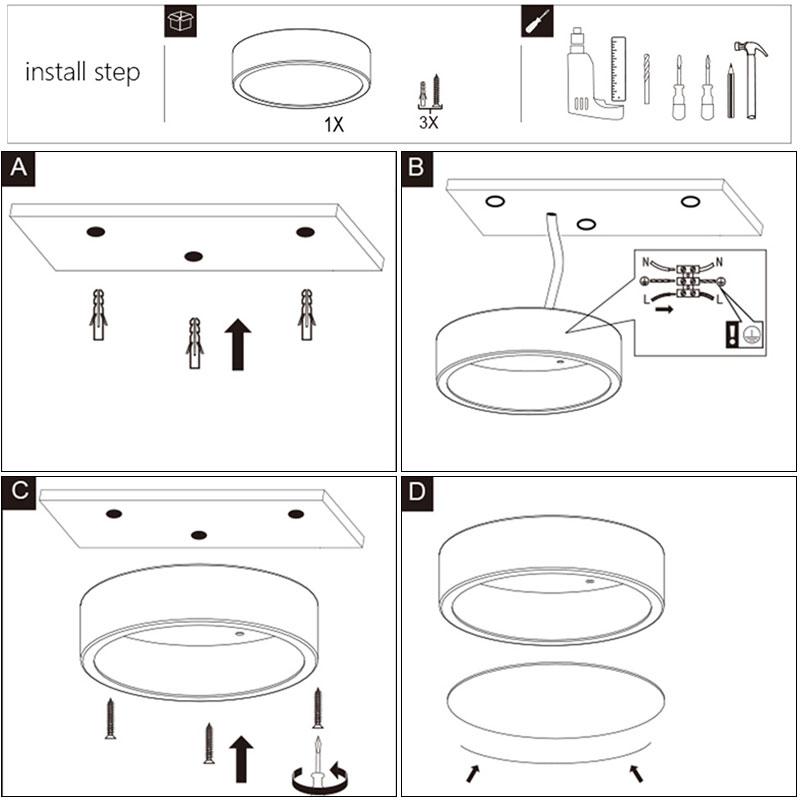 Lisslune | Led Ceiling Lights - Modern Ceiling Lamps