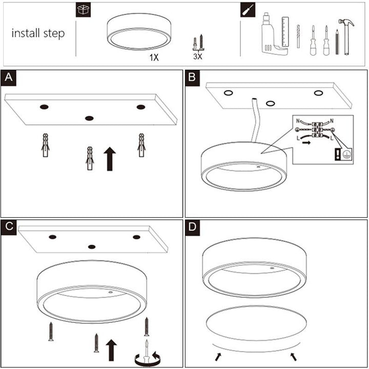 Lisslune | Led Ceiling Lights - Modern Ceiling Lamps