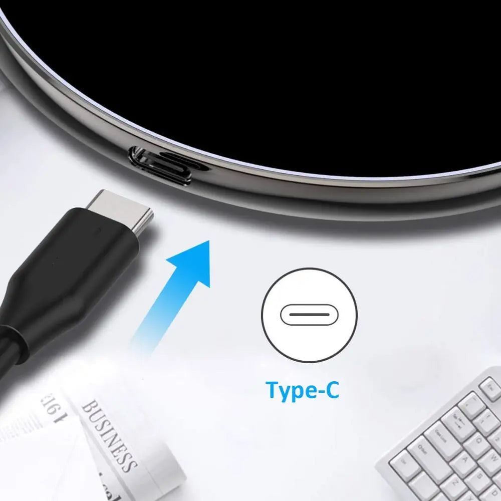 Lisslune | 30W Fast Wireless Charging Pad | Premium USB C Charging Cable MagSafe Charger for Apple iPhone, Samsung & Android - Fast Wireless Charging Pad