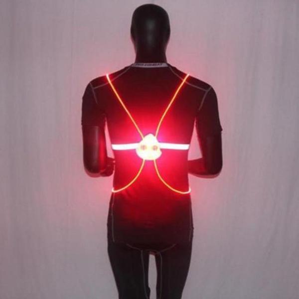 Lisslune | Lighted Running Vest | Flashing High Visibility Vest