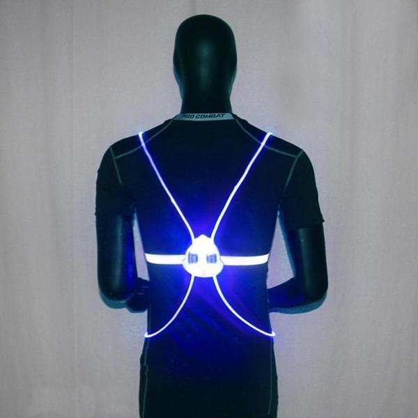 Lisslune | Lighted Running Vest | Flashing High Visibility Vest