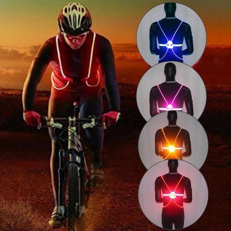 Lisslune | Lighted Running Vest | Flashing High Visibility Vest