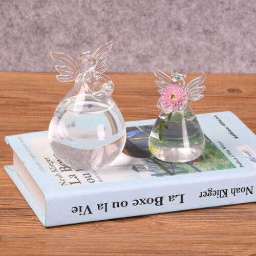Lisslune | Angel Time Transparent Glass Vase